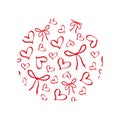 Keychain svg, Coquette bow valentine, Key chain Pattern, Key Ring Pattern, Key Ring, Round Pattern, Circle Patterns