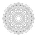 Circular pattern in form of mandala. Hindu, buddha, Henna, Mehndi, tattoo, decoration, Islam, Arabic, Indian, turkish, pakistan, c Royalty Free Stock Photo