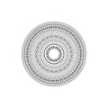 Circular pattern in form of mandala illustration