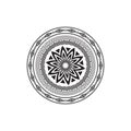Circular pattern in form of mandala illustration