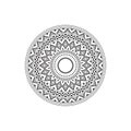 Circular pattern in form of mandala illustration