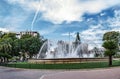 The Circular Plaza of Murcia Spain