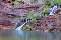 Circular Pool at Dales Gorge in Karijini National Park Pilbara region in Western Australia Royalty Free Stock Photo