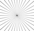 Circular radial, radiating lines element. Abstract rays, beams,