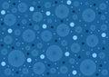 Circular random pattern background wallpaper design layout Royalty Free Stock Photo