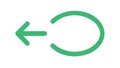 Circular Refresh Arrow Icon for Reload Update Actions, vector design Generative AI Royalty Free Stock Photo