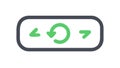 Circular Refresh Icon: Reload and Synchronization Symbol, vector design Generative AI Royalty Free Stock Photo