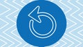 Circular refresh or reload arrow icon for user interface, vector design Generative AI Royalty Free Stock Photo