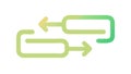Circular Refresh Reload Process Arrow Icon Vector, vector design Generative AI Royalty Free Stock Photo