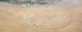 Aerial Panorama of Rock Labyrinth in California