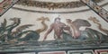 Roman Mosaic Floor at Vatican museum, Rome, Italy