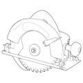 Circular Saw Royalty Free Stock Photo