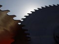 Circular saw blade Royalty Free Stock Photo