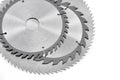 Circular saw blades for wood isolated