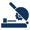 Circular saw, cutter Isolated Vector Icon which can be easily modified or edited Royalty Free Stock Photo