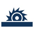 Circular saw, cutter Isolated Vector Icon which can be easily modified or edited Royalty Free Stock Photo