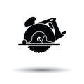 Circular saw icon Royalty Free Stock Photo