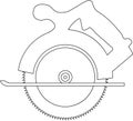 Circular saw repair tool