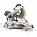 Isolated Miter Saw For Precise Wood Cutting Royalty Free Stock Photo