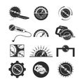 circular saw vector illustration design Royalty Free Stock Photo