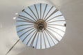 Circular skylight roof Royalty Free Stock Photo