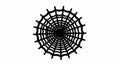 Circular Spider Web Design Graphic Royalty Free Stock Photo