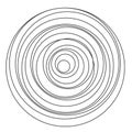 Circular spiral sound wave