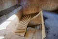 Circular staircase with steps Royalty Free Stock Photo