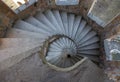 Circular staircase with steps Royalty Free Stock Photo