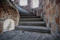 Circular staircase with steps Royalty Free Stock Photo