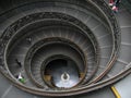 Circular Stairway in The Vatican - Rome, Italy Royalty Free Stock Photo