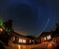 Circular star trail