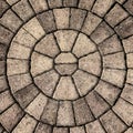 Circular Stone Pattern Backdrop