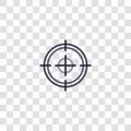 circular target icon sign and symbol. circular target color icon for website design and mobile app development. Simple Element Royalty Free Stock Photo