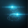 Circular technological shapes. EPS10