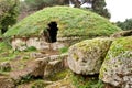 Circular tombs in the Etruscan Necropolis