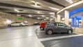 Circular Underground parking Royalty Free Stock Photo