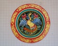 Circular ornament at Chinese shrine Royalty Free Stock Photo