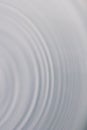 Circular wave motion in a fluid system. blue gray background for Royalty Free Stock Photo
