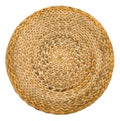 Circular wicker basket pattern Royalty Free Stock Photo
