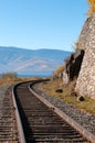 The Circum-Baikal Railway Royalty Free Stock Photo