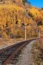 The Circum-Baikal Railway Royalty Free Stock Photo