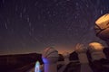 Circumpolar in astronomical observatory, stairs Royalty Free Stock Photo