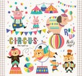 Circus animals Royalty Free Stock Photo
