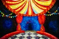 Circus arena watercolor illustration Royalty Free Stock Photo