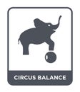 circus balance icon in trendy design style. circus balance icon isolated on white background. circus balance vector icon simple