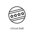 Circus ball icon from Circus collection.