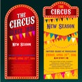 Circus Banners 02 B Royalty Free Stock Photo