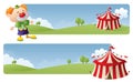 Circus Banners Royalty Free Stock Photo