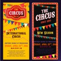 Circus Banners Royalty Free Stock Photo